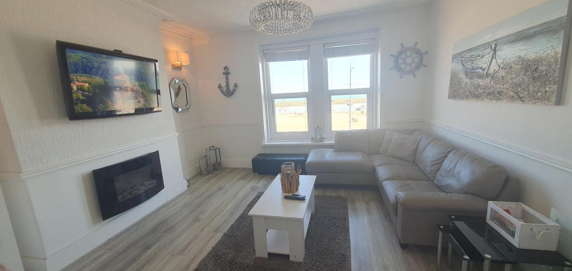 3 Harbour Views Apartment Rhôs-on-Sea Exterior foto